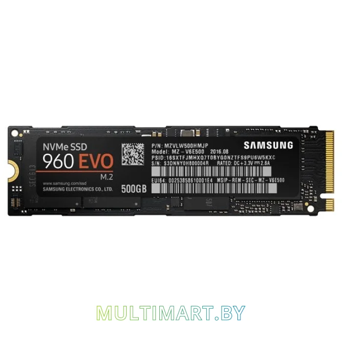 SSD диск Samsung 960 Evo 500GB (MZ-V6E500BW)